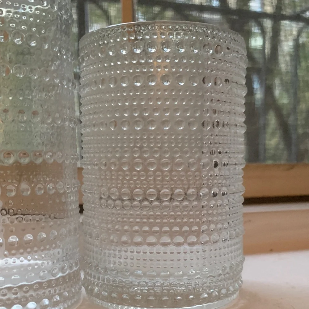 Elegant Glass Bathroom Set